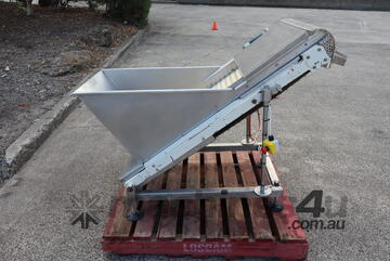 Stainless Steel Elevator Incline Conveyor - 1.1m High