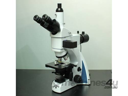 Fluorescent Trinocular Biological Microscope.