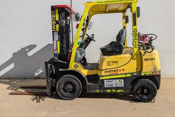 Hyster 2.5T LPG counterbalance forklift. Hyster 2.5T LPG counterbalance forklift.