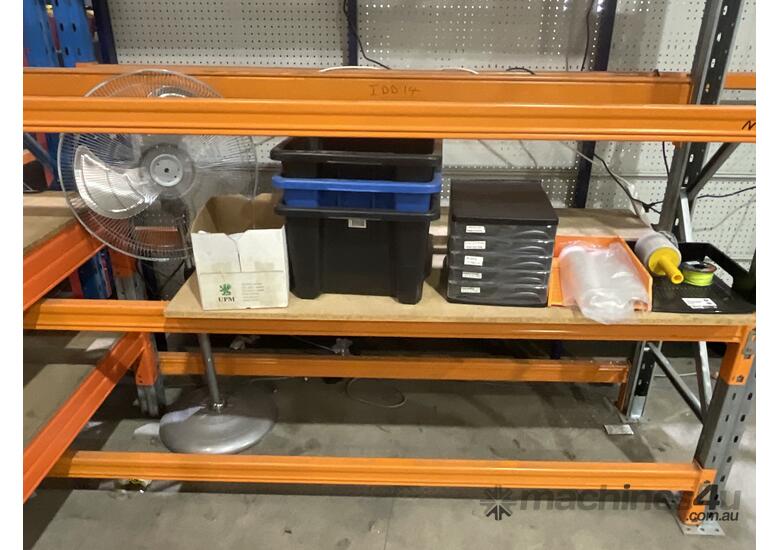 Used Workbench and Racking Including Contents (1098787) - Listed on ...