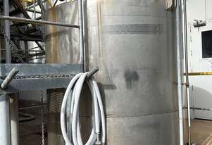 Stainless Steel Brine Mixing tank , 4.8KL with pumps and motors
