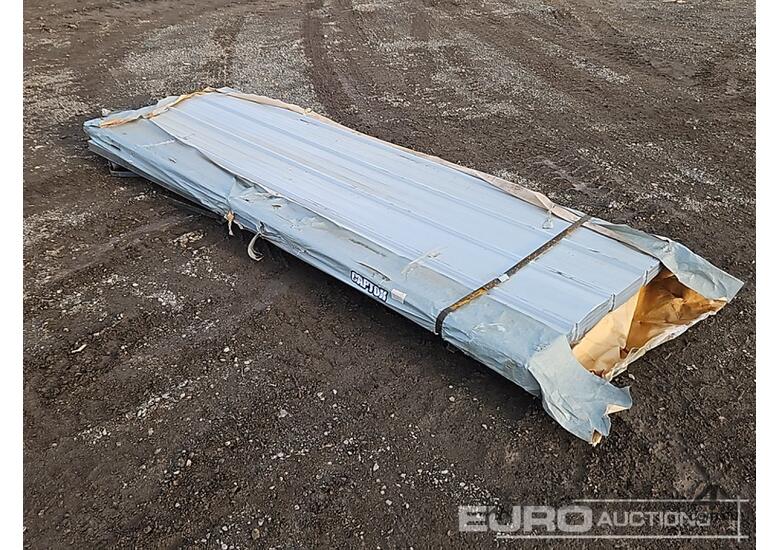 Unused Captok Structural Steel Qty (100 of) Sheets Galvalume Steel Siding Roofing 