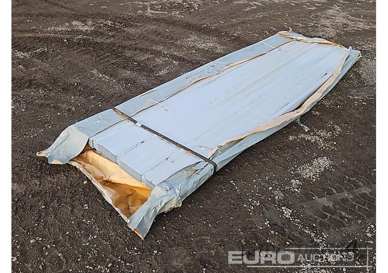 Unused Captok Structural Steel Qty (100 of) Sheets Galvalume Steel Siding Roofing 