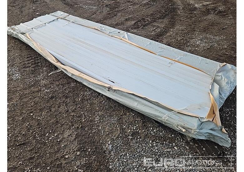 Unused Captok Structural Steel Qty (100 of) Sheets Galvalume Steel Siding Roofing 
