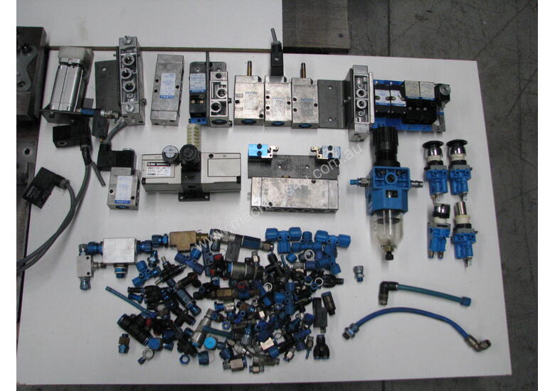 caption Assorted Pneumatic Festo Parts