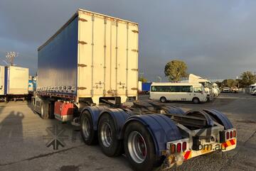 2008 Krueger ST-3-38 Tri Axle Curtainside A Trailer 2008 Krueger ST-3-38 Tri Axle Curtainside A Trailer