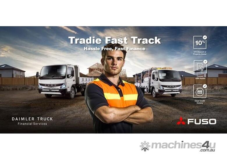 2025 Fuso Canter 815 Crew Cab with Heavy Duty Alloy Tray