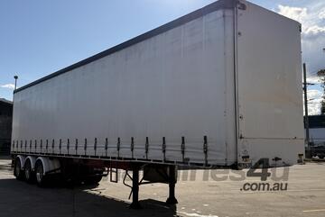2013 Vawdrey VBS3 Tri Axle Flat Top Curtainside B Trailer