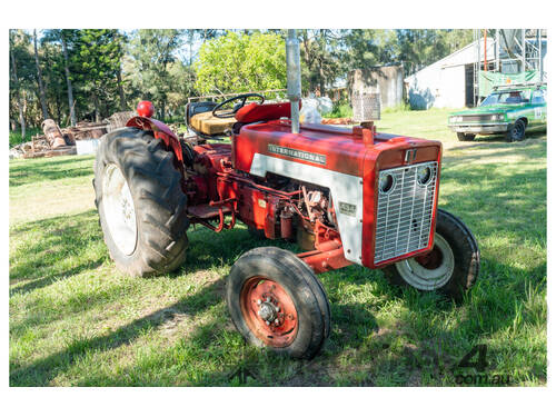1971Circa, Red International Harvester 434 2.5L 4-cyl Diesel Tractor