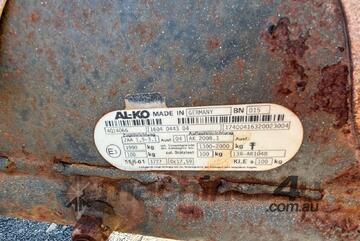 2017 Atlas Copco XAS-375 Single Axle Compressor