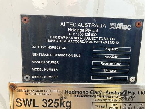 2008 Isuzu FVD1000 Day Cab EWP