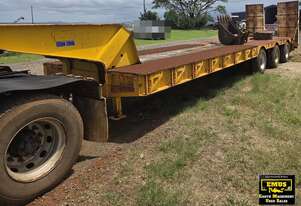 1985 Denis Tri Axle Low Loader Trailer, E.M.U.S TS920