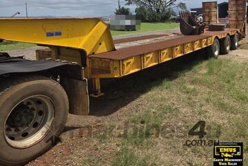 1985 Denis Tri Axle Low Loader Trailer, E.M.U.S TS920