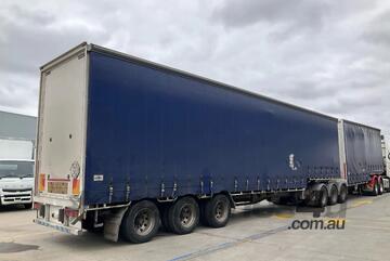 2022 Vawdrey VB S3 Tri Axle Drop Deck Curtainsider A/B Combination