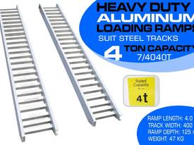 4.0 Ton Aluminium Loading Ramps suit steel tracks - picture0' - Click to enlarge