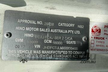 Hino 2017   FC7J Pantech