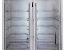  Double Door Upright Fridge - Stainless Body & Gla - picture0' - Click to enlarge