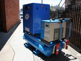 German Rotary Screw - Variable Speed Drive 25hp / 18.5kW Rotary Screw Air Compressor.. Power Savings - picture2' - Click to enlarge