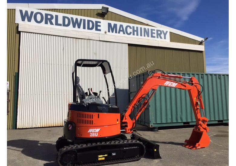 caption Demo WCM28U 2.8 ton Excavator