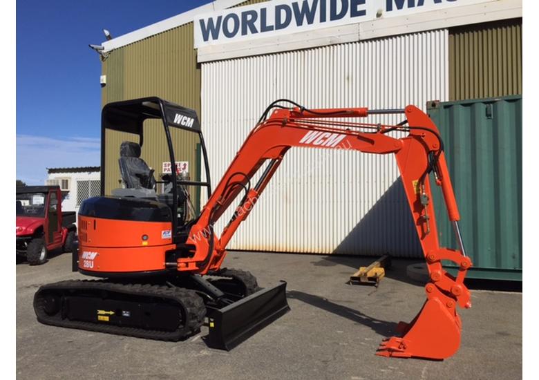 caption Demo WCM28U 2.8 ton Excavator