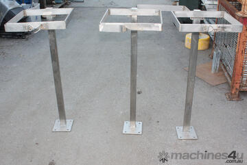 Bin bag holder support frame 400mm x 400mm top H 1