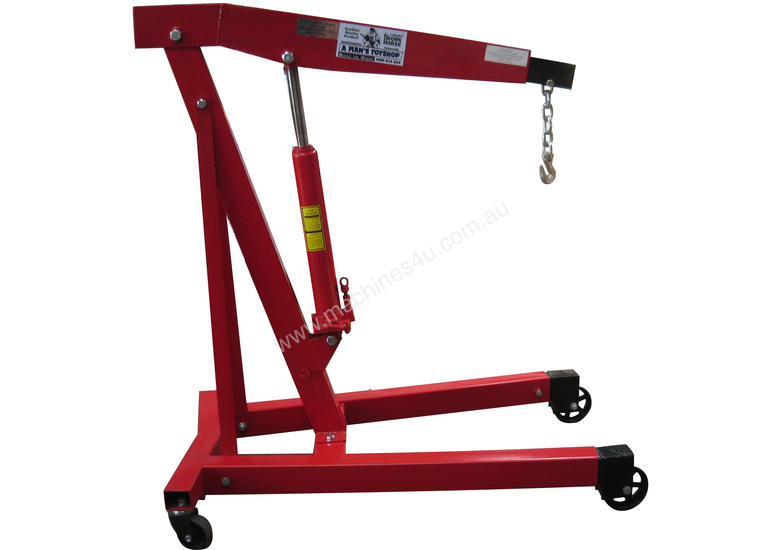 caption FLOOR CRANE 3 TON H/DUTY 0-2800MM LIFT