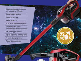 Rechargeable Stick Vacuum cleaner – 22.2V - picture1' - Click to enlarge