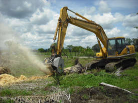 NEW : HYDRAULIC FIXED MULCHER EXCAVATOR ATTACHMENT FOR HIRE - picture1' - Click to enlarge