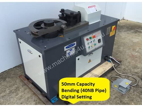 50mm Digital Angle Set Bender With 4 Sets Tooling - Hydraulic Clamp & Release $3500 Tooling Pack