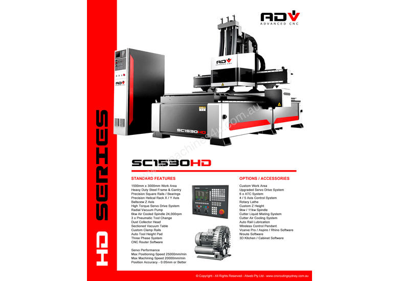 caption CNC Router - 1530 Kitchen Cabinet 1500 x 3000 - 2018 Model