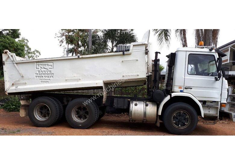 caption Scania 113M Tandem Axle Tipper. E.M.U.S. TS384