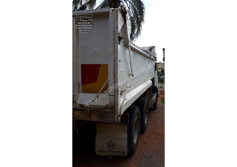 caption Scania 113M Tandem Axle Tipper. E.M.U.S. TS384