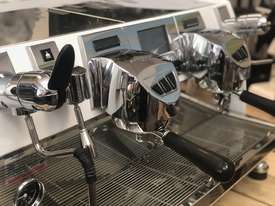 VICTORIA ARDUINO BLACK EAGLE 2 GROUP ESPRESSO COFFEE MACHINE WHITE CAFE WBC - picture0' - Click to enlarge