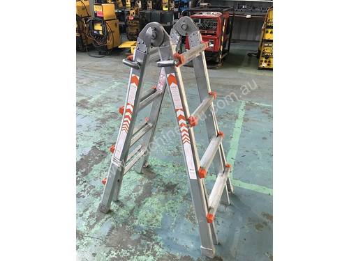 Waku Transformer Ladder Compact Telescopic Extension Double Sided Industrial 120kg