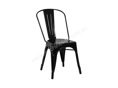 MR1234B Outdoor Dining Chair - Iron - Black