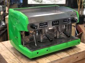 WEGA POLARIS 2 GROUP LIME GREEN ESPRESSO COFFEE MACHINE - picture0' - Click to enlarge