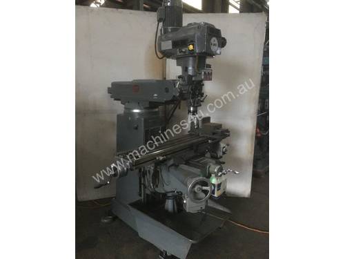Pacific FTV-2S Turret Milling Machine, with 3 axis DRO