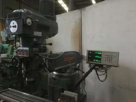 Pacific FTV-2S Turret Milling Machine, with 3 axis DRO - picture1' - Click to enlarge