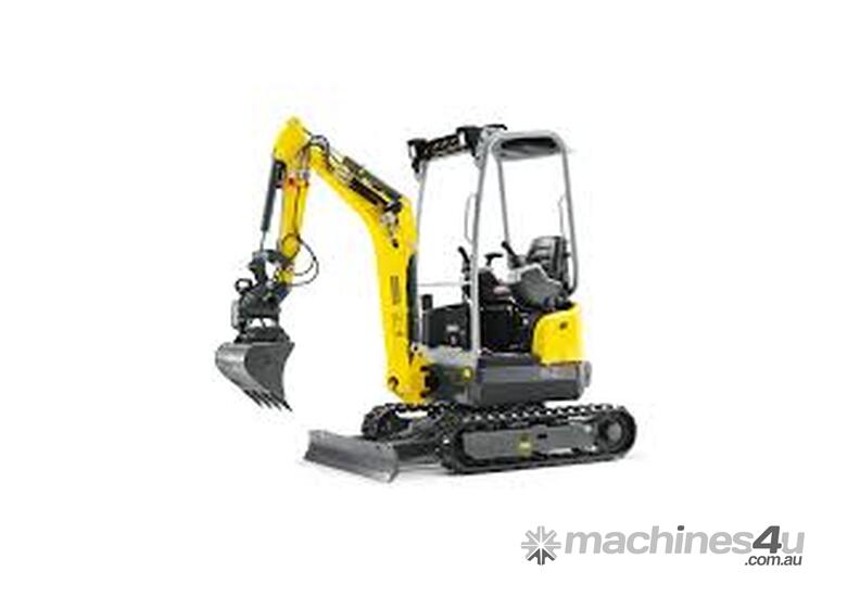 caption Wacker Neuson EZ17 Excavator with factory fitted POWERTILT HITCH!!!