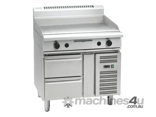WALDORF 800 SERIES GP8900G-RB - 900MM GAS GRIDDLE REFRIGERATED BASE