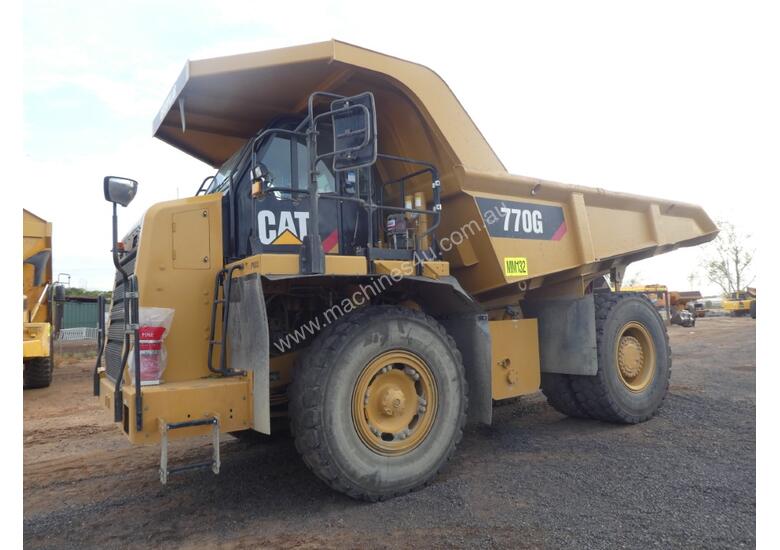 caption Caterpillar 770G Dump Truck