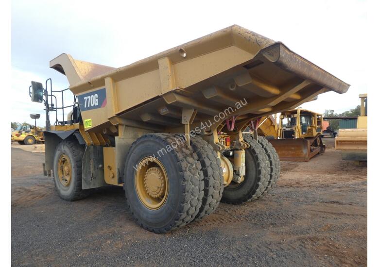 caption Caterpillar 770G Dump Truck
