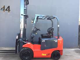 Nichiyu FB25PN 2.5 Ton Clear view Mast Counterbalance Electric Forklift - Fully Refurbished - picture0' - Click to enlarge