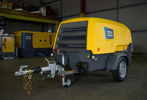 Atlas Copco XAS-98 Air Compressor. 187CFM, 100psi with Kubota Engine.