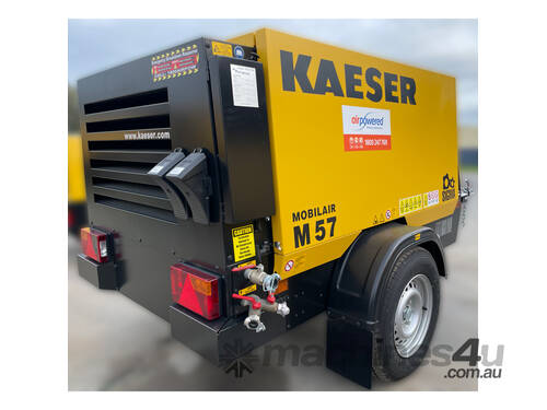 EX DEMO 2018 Kaeser M57 200cfm Towable Diesel Air Compressor - Scratch and Dent sale