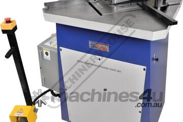 HN-220 Hydraulic Sheet Metal Notcher - 90 200 x 200 x 4mm Mild Steel Capacity 200 x 200 x 2mm Stain