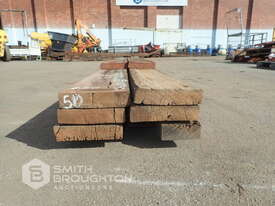 6 X JARRAH BEAMS & 2 X JARRAH BEAMS - picture1' - Click to enlarge