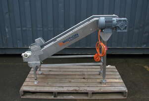 Stainless Steel Incline Z Style Belt Conveyor - 0.98m High - Inmotion