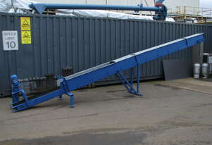 Large Incline Motorised Belt Conveyor - 7m long