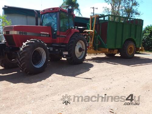 caption Combo Tractor and bin